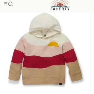 NEW Faherty Kids Sun & Wave™ Hoodie - 3T